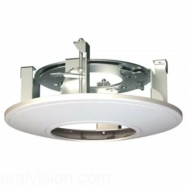 Hikvision DS-1227ZJ Внутрипотолочный кронштейн, белый, для купольных камер, алюминий и пластик, Φ210