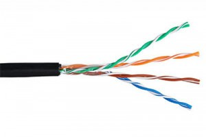 Кабель UTP витая пара КСВППэ-Cat 5e 4*2*0,52 уличный, медь, PE 305м 