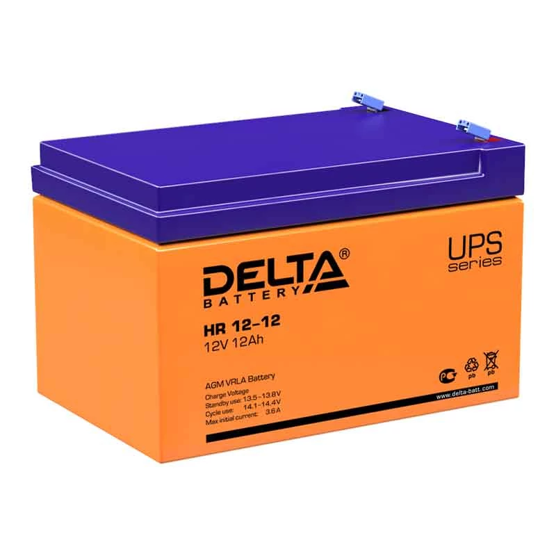 Delta HR 12-12 (12V / 12Ah) Аккумуляторная батарея