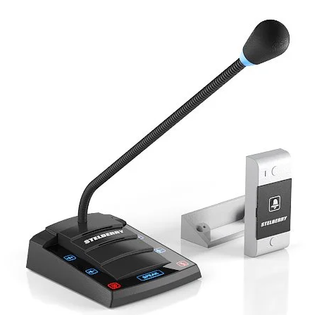Stelberry S-423 Переговорное устройство «клиент-кассир» с выходом на усилитель индукционной петли дл