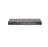 Beward FGSW-2620 Неуправляемый 24-портовый Fast Ethernet коммутатор с 2 гигабитными Ethernet портами для восходящих подключений.