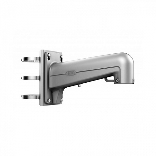 Hikvision DS-1602ZJ-pole-P Крепление на столб, серое, для DS-2CD6Axx камер, алюминий, 117×194×310мм