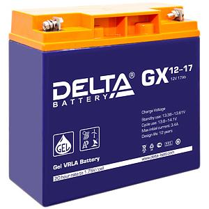 Delta GX 12-17 Аккумулятор 12В/17Ач