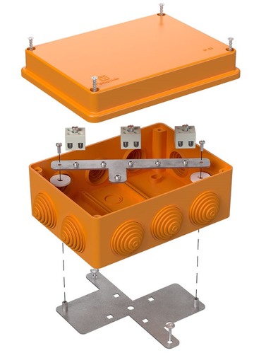 Коробка огнестойкая для о/п 40-0340-FR1.5-6 Е15-Е120 120х80х50 Промрукав