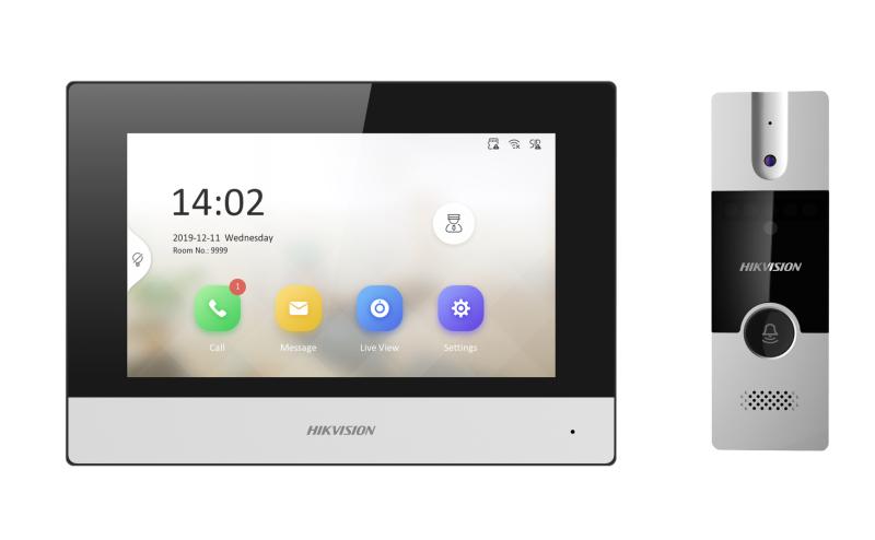 Hikvision DS-KIS302-P Гибридный IP видеодомофона. 