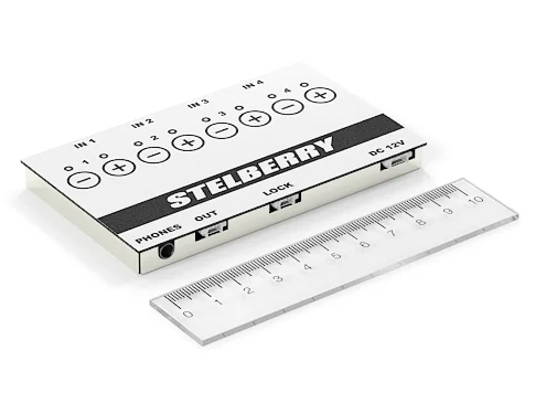 Stelberry MX-305 4-канальный аудиомикшер начального уровня с выходом для наушников и сенсорным управ