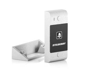 Stelberry S-100 Антивандальная абонентская панель без вызова в комплекте с угловым креплением.