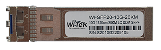 Wi-Tek Модуль SFP+ WI-SFP20-10G-20KM, дальность до 20км (11dB), 1310нм, шт