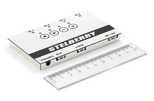 Stelberry MX-315 Профессиональный 4-канальный аудиомикшер с выходом для наушников и сенсорным управл