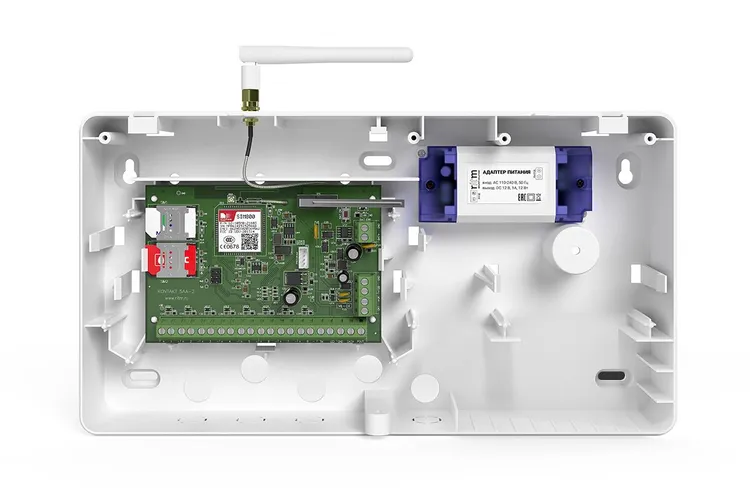 Ритм Контакт GSM-5A v.1 Прибор охранный с внешней антенной в корпусе под АКБ 1,2 Ач.