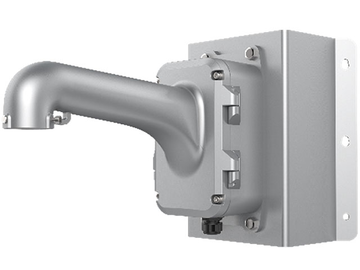 Hikvision DS-1604ZJ-BOX-CORNER-P  Крепление на угол с монтажной коробкой, серое, для скоростных поворотных камер.