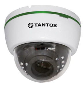 Tantos TSc-Di1080pUVCv Купольная мультиформатная видеокамера, 4 в 1 (AHD, TVI, CVI, CVBS), 2Mp.