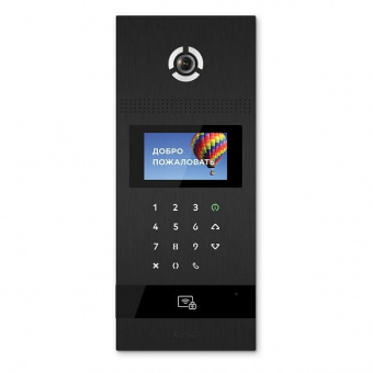 IP вызывная панель BAS-IP, AA-12B Black