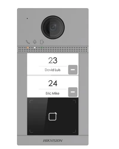 Hikvision DS-KV8213-WME1(B) 2 Мп IP вызывная панель на двух абонентов с Wi-Fi
