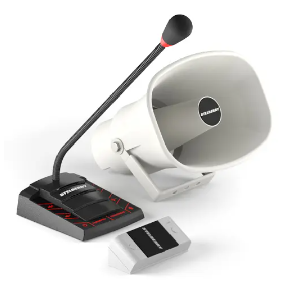 Stelberry S-515 Комплект переговорного устройства «клиент-кассир» для АЗС с системой громкого оповещ