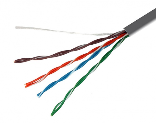 Кабель UTP 5e 4x2x0.5 мм, 24AWG медь, внутренний (Esvi)