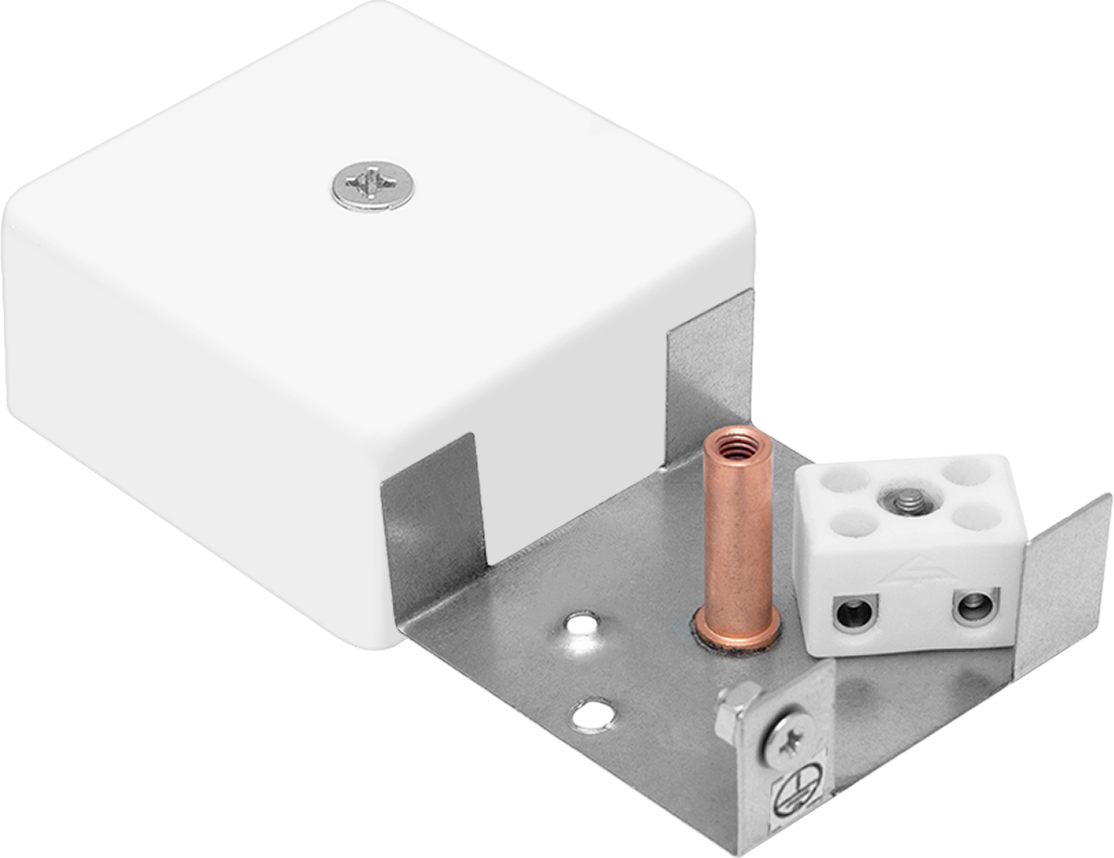 КМ-О (2к)-IP41  (72*72*36) Коробка монтажная огнестойкая 