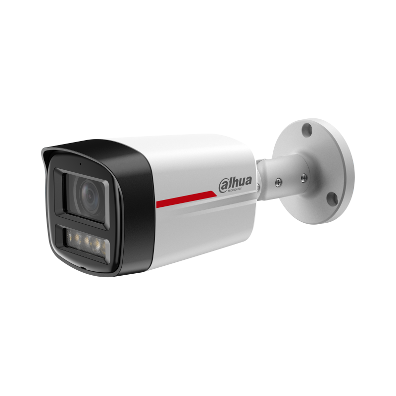 Dahua DH-IPC-HFW2449TLP-S-LED-0280B-PRO Уличная цилиндрическая IP-видеокамера Wizcolor с ИИ DH-IPC-H
