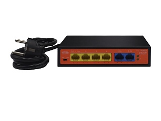 Wi-Tek WI-PS205H (v2) Неуправляемый коммутатор 4 PoE