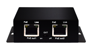 Wi-Tek WI-PE31E, Повторитель PoE, порты 1FE PoE-in + 2FE PoE-out , шт