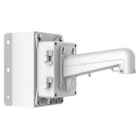 Hikvision DS-1602ZJ-box-corner Кронштейн на стену/угол, белый, для скоростных поворотных камер, идёт с монтажной коробкой, алюминий и сталь.