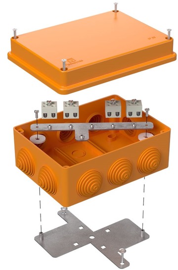 Коробка огнестойкая для о/п 40-0310-FR2.5-8 Е15-Е120 150х110х70 Промрукав