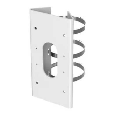 Hikvision DS-1475ZJ-Y Крепление на столб, белое, нержавеющая сталь, 127×46×250мм