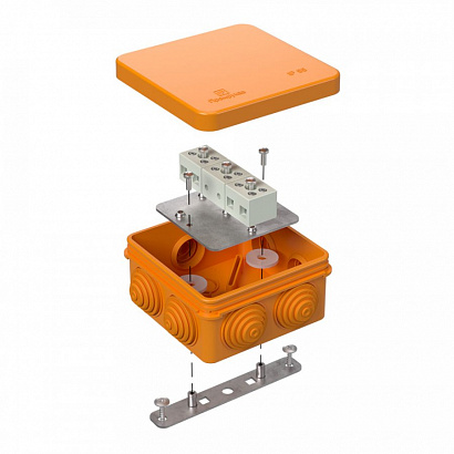 Коробка огнестойкая для о/п 40-0210-FR2.5-6 Е15-Е120 80х80х40 Промрукав