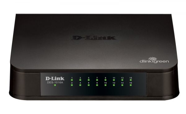 Коммутатор 16 портовый D-Link DES-1016A