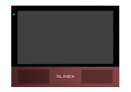 Цветной HD видеодомофон Slinex Sonik 7 (черный+розовое золото)