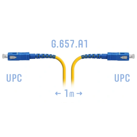 Патчкорд оптический SC/UPC SM G.657.A1 1метр