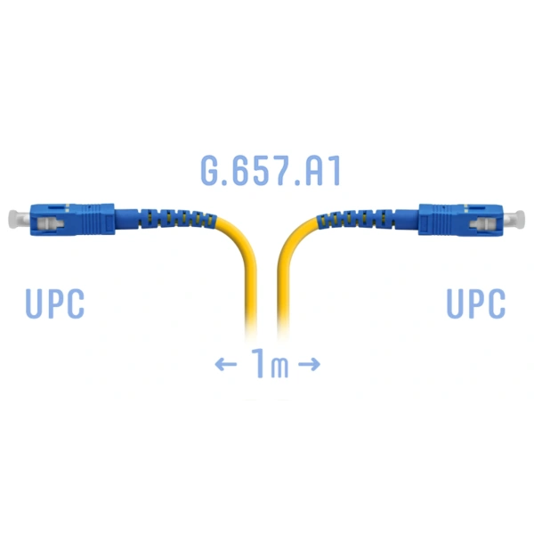 Патчкорд оптический SC/UPC SM G.657.A1 1метр