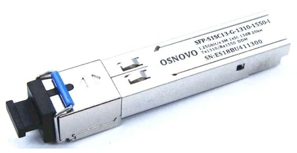 Модуль SFP оптический SFP-S1SC13-G-1310-1550-I