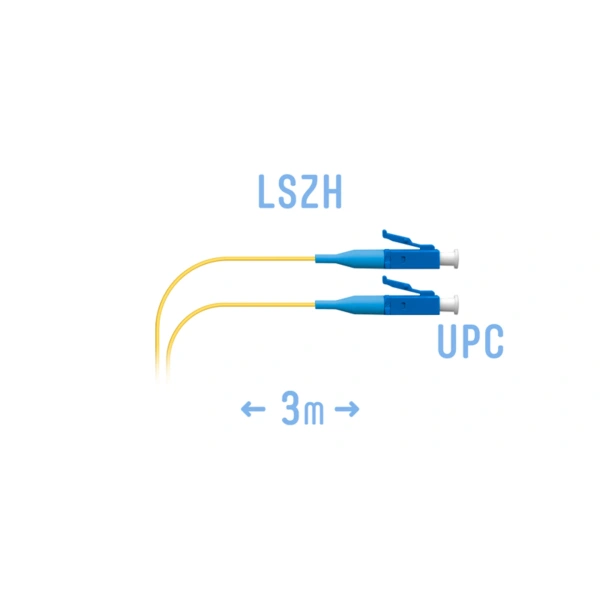 Шнур монтажный оптический LC/UPC SM 3m