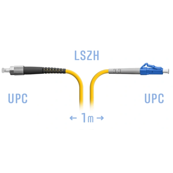 Патчкорд LC-FC/UPC SM, 1 метр