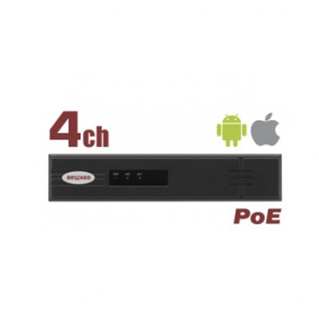 Beward BK0104H2-P4 4-канальный IP-видеорегистратор.