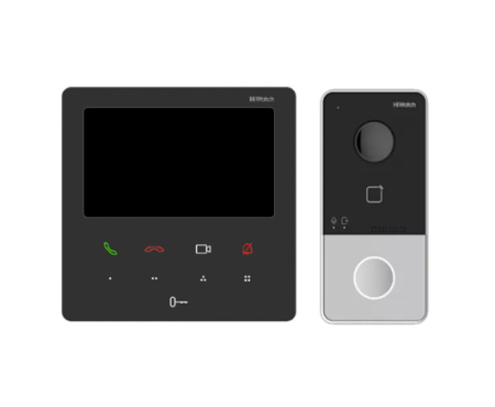 Hikvision DS-D200IKWF Комплект IP видеодомофона (вызывная панель + монитор) 2Мп IP вызывная панель.