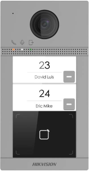 Hikvision DS-KV8213-WME1(B)/Flush 2Мп IP вызывная панель на двух абонентов с Wi-Fi