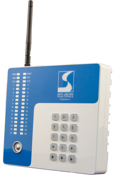 Струна БРО-28 GSM Блок радиоканальный объектовый
