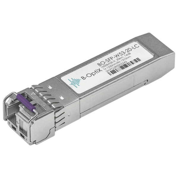 SFP WDM Модуль B-Optix, дальность до 20км (14dB), 1550нм