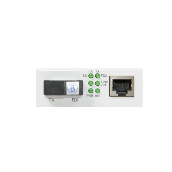 Медиаконвертер 10/100-Base-T/100Base-FX,Tx/Rx:1310/1550нм, SNR-CVT-100A-V2 (Rev.M)
