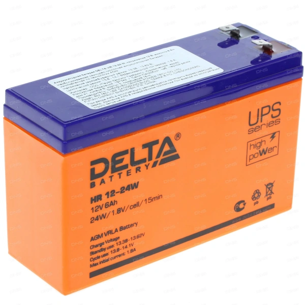 Delta HR 12-24W (12V / 6Ah) Аккумуляторная батарея